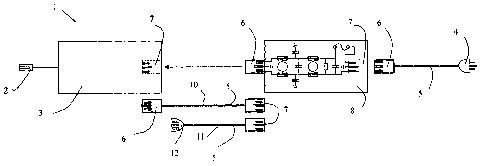 A single figure which represents the drawing illustrating the invention.